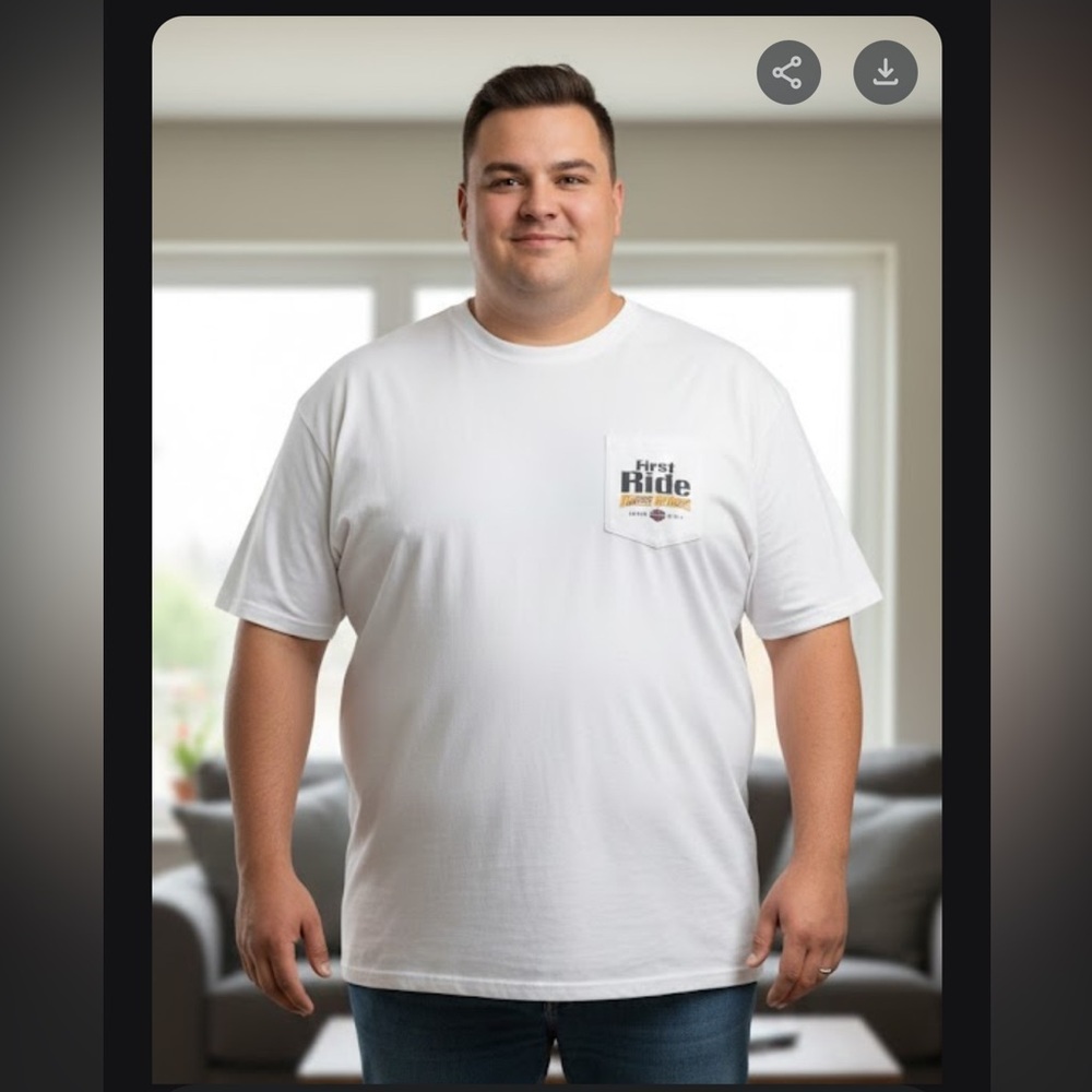 Harley-Davidson White Short Sleeve Tee